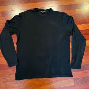 Robert Barakett Georgia Black Long Sleeve Tee